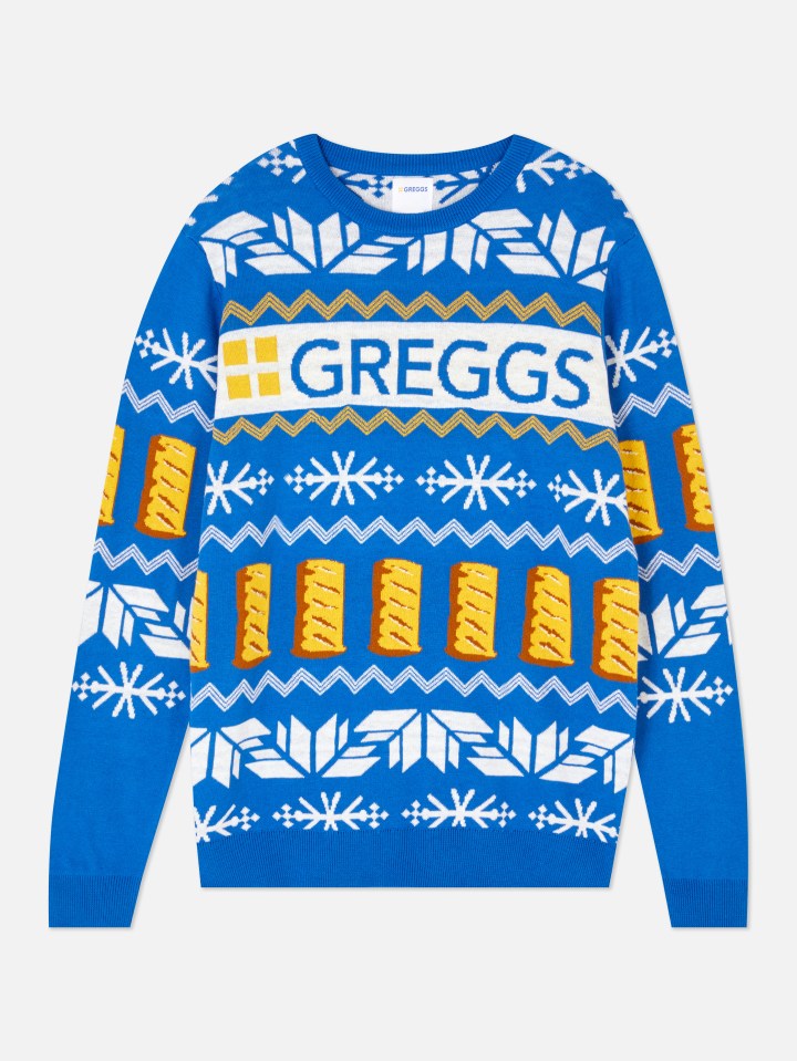 Greggs Christmas jumper