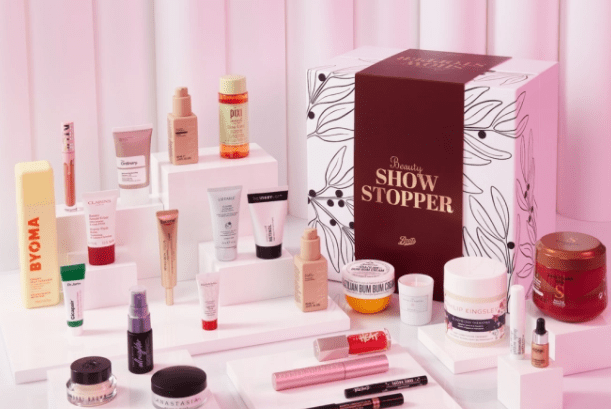 The Showstopper Beauty Box costs £80 at Boots