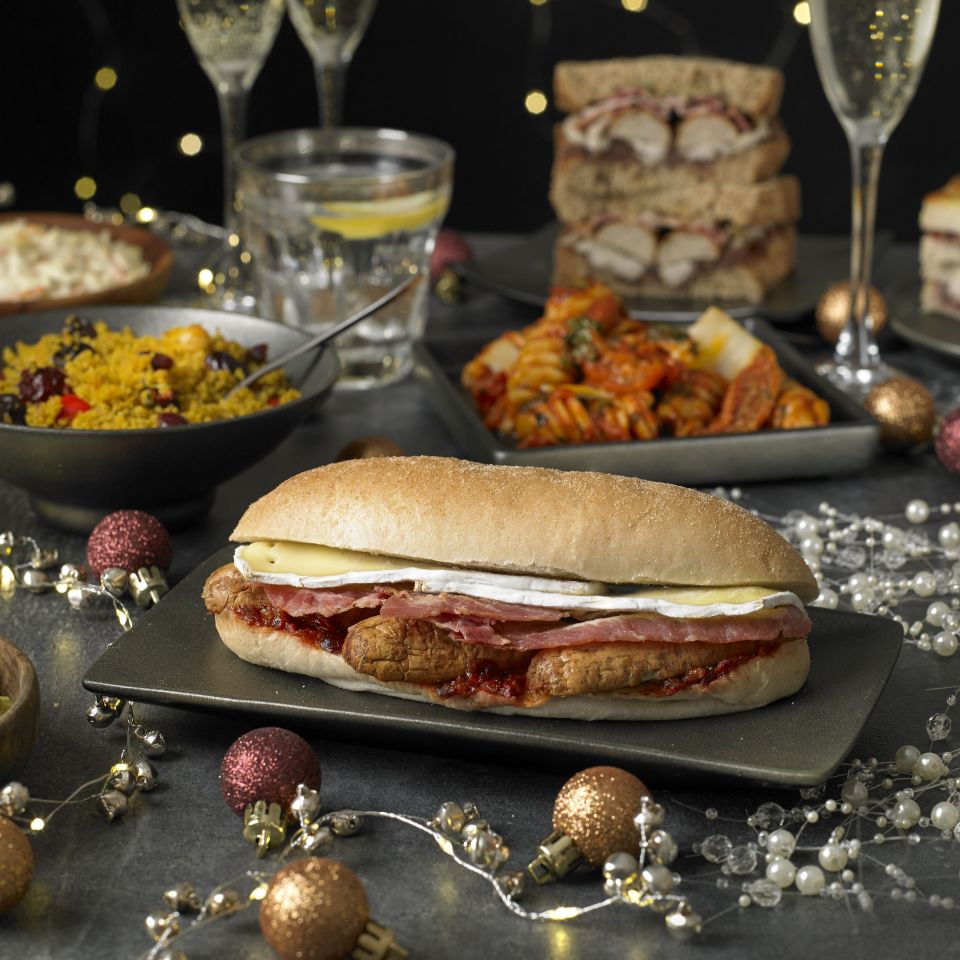 The Christmas pigs under cheesy blankets is just one of the sandwiches on offer at Aldi