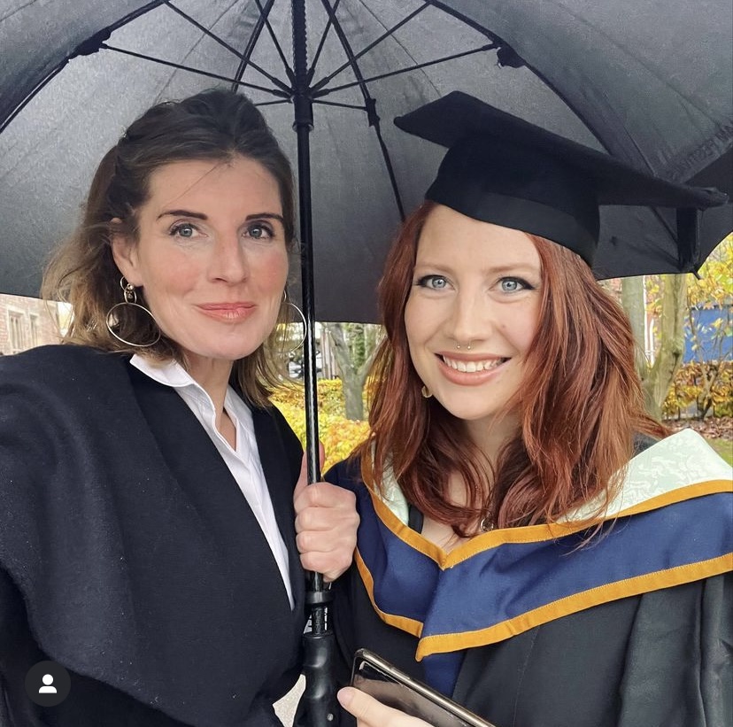 Proud mum Amanda posed with her daughter Raven for a selfie