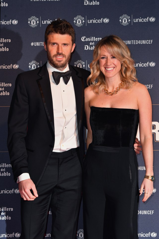 Childhood sweethearts Michael Carrick and Lisa seek to maintain low profiles