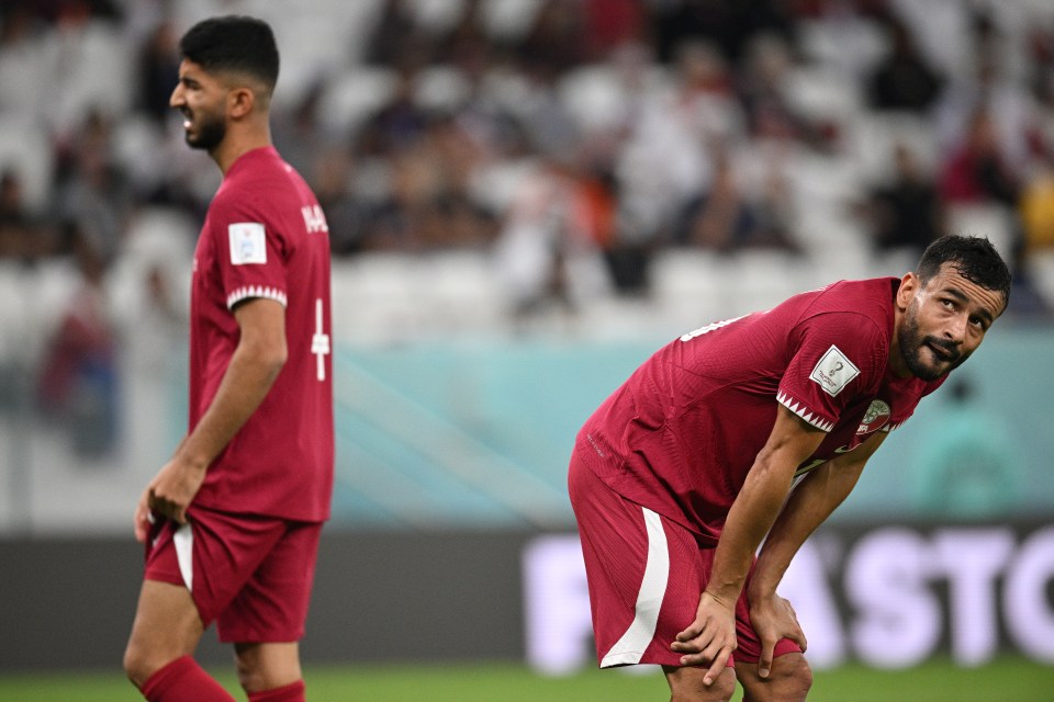 Qatar were knocked out after just five days