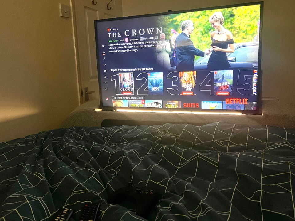 Gamer bed is great for chilling with some Netflix too