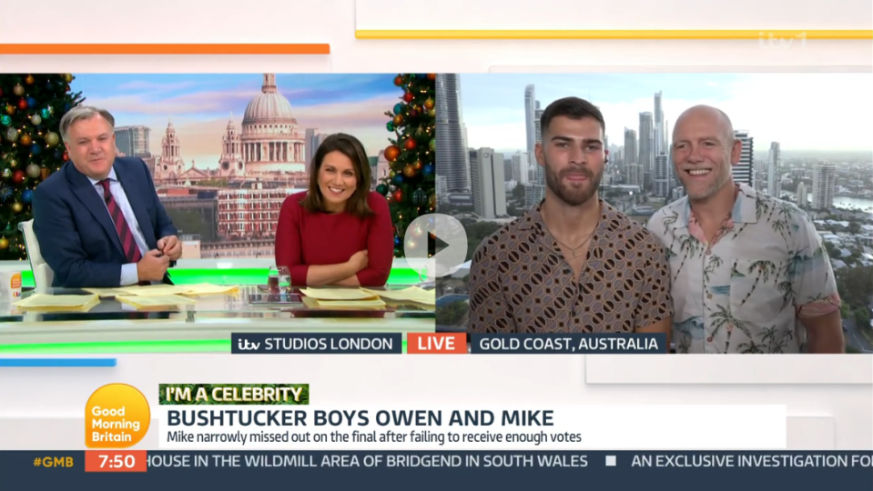 Mike opened up to Susanna Reid and Ed Balls on Good Morning Britain