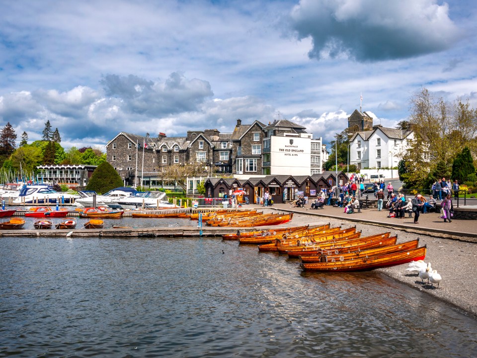 The cobbled streets of Bowness-upon-Windermere are lined with cafes, restaurants and cosy pubs, as well as quaint souvenir shops and little art galleries