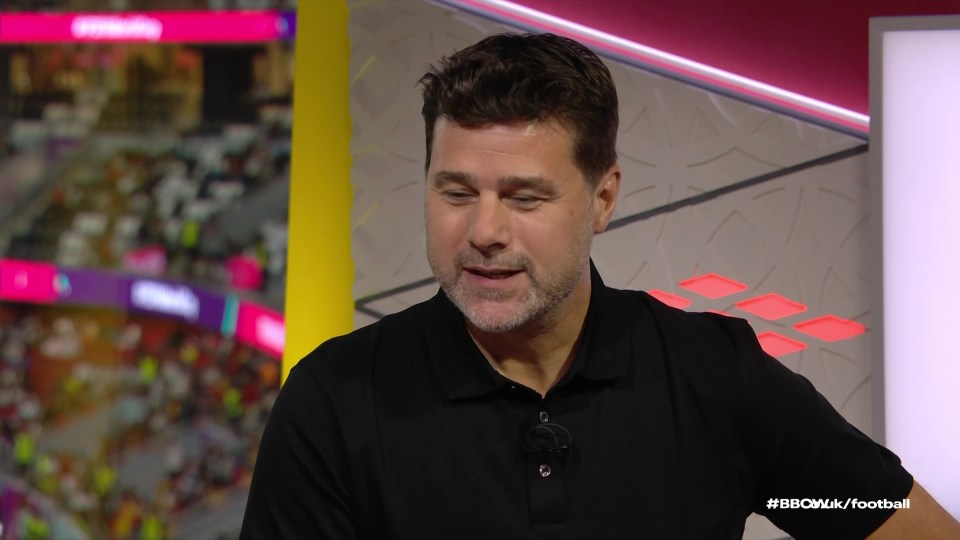 Poch appeared as a pundit for BBC tonight during the Spain versus Germany clash