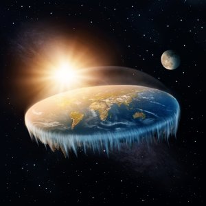  The Flat Earth theory is an archaic conception that the Earth is shaped as a plane or a disk