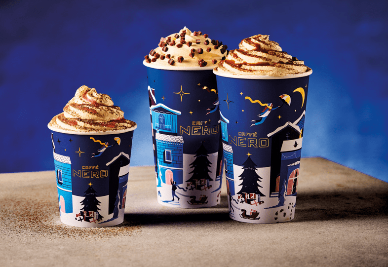 Caffè Nero is introducing three new drinks to its Christmas menu