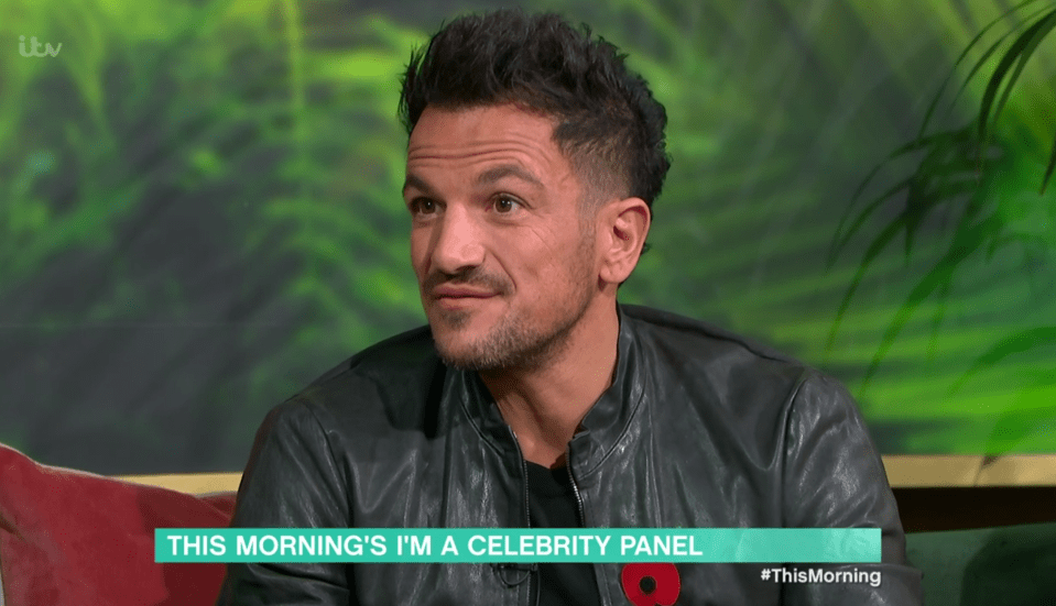 Peter Andre was asked about his time in the I'm A Celebrity jungle where he met future wife Katie Price