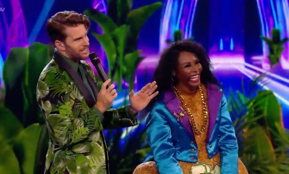 Joel Dommett revealed Sinitta as Kangaroo