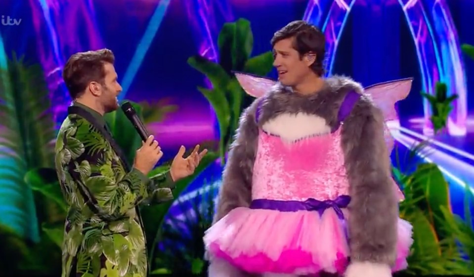 Vernon Kay was crowned champion of The Masked Singer's I'm A Celeb special