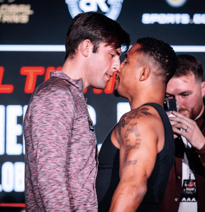 Jack Fincham and Anthony Taylor ahead of their fight