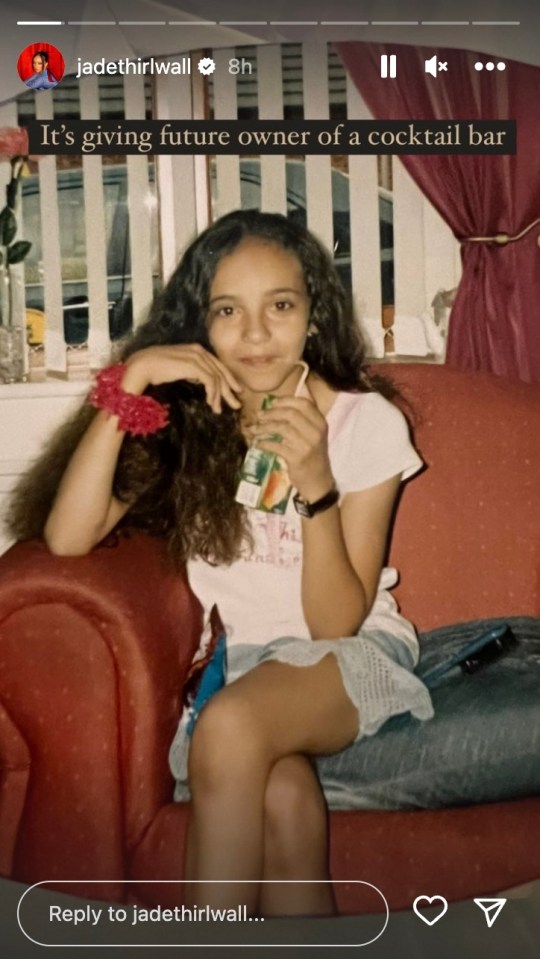 Jade Thirlwall got her poses down at a young age