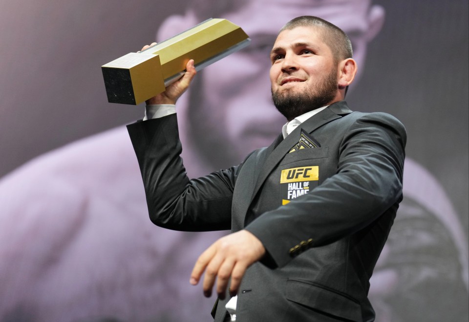 Khabib Nurmagomedov is now a UFC Hall of Famer