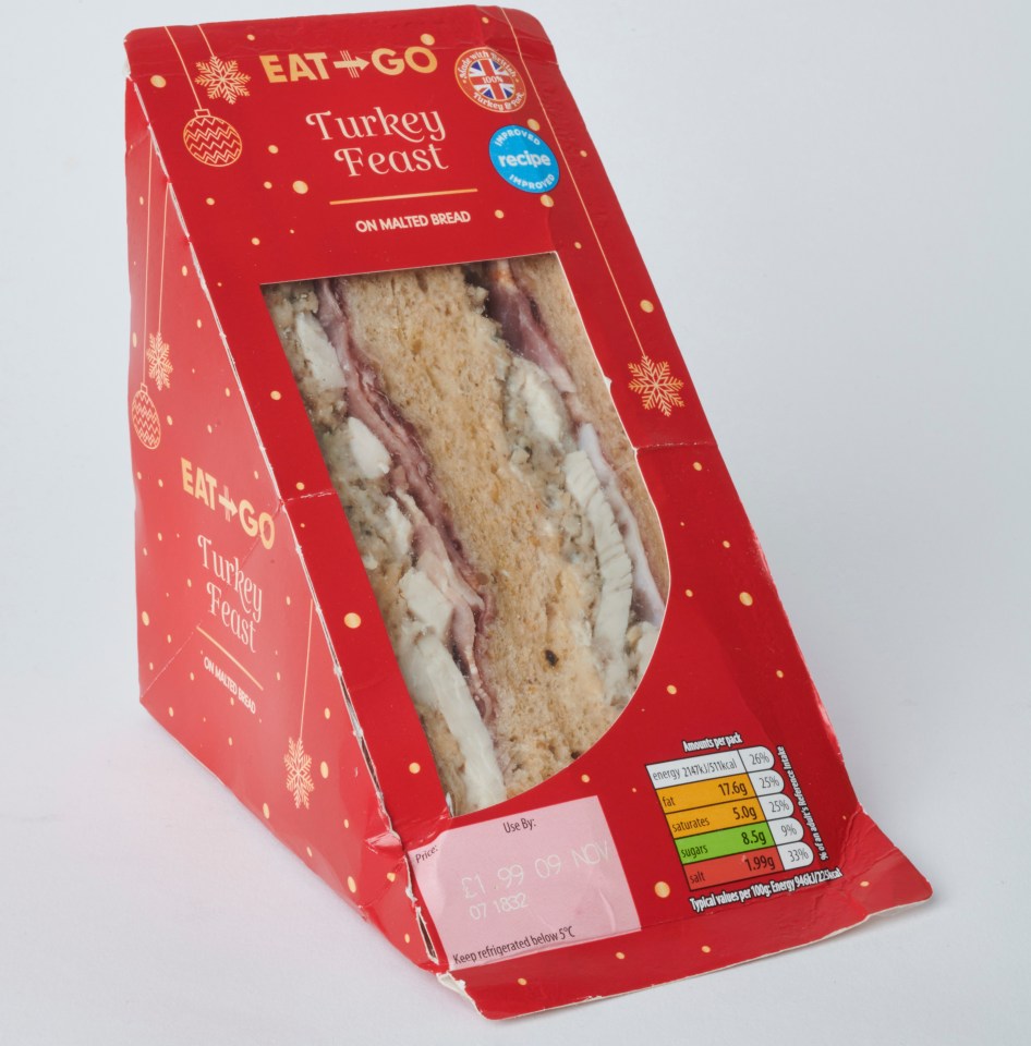 Aldi’s Turkey Feast sandwich will make you think you’re tucking into a sumptuous Christmas dinner