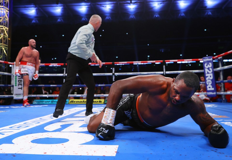 Fury knocked Whyte out in the sixth round of their heavyweight clash in April