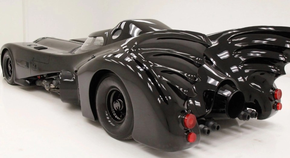 The Batmobile was built by England's Pinewood studios