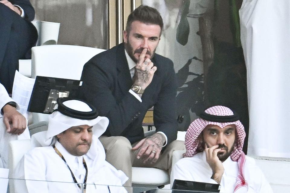 Beckham has found himself under pressure in over his rumoured £10million Qatar deal