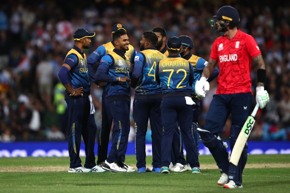 The Sri Lankan side were feeling jubilant as they skittled through the top order