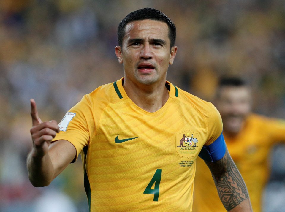 Cahill played at four World Cups to Australia