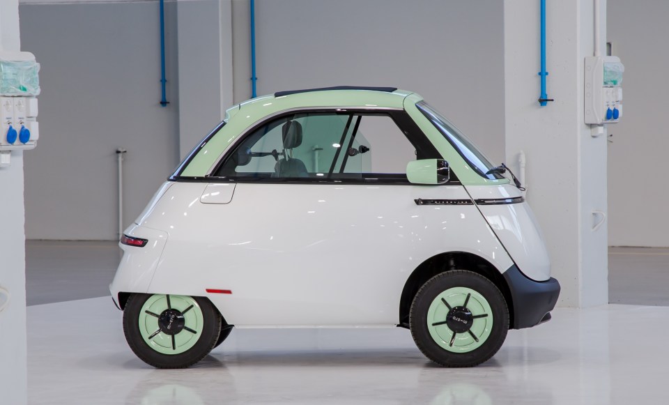 It goes 55mph, has a 142-mile range and can be charged in four hours