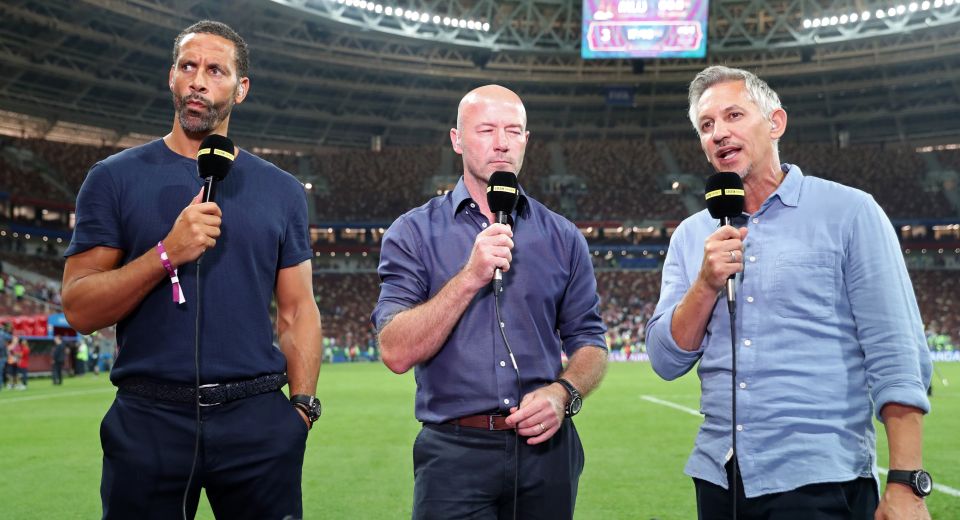 Premier League legends Alan Shearer and Rio Ferdinand will join Lineker in the studio