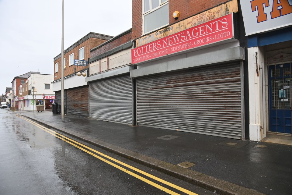 Many shops have closed down