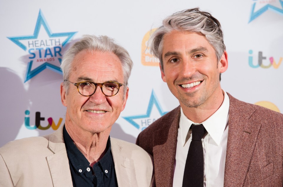 Larry Lamb and George Lamb attended the Good Morning Britain Health Star Awards at the Rosewood Hotel in 2017