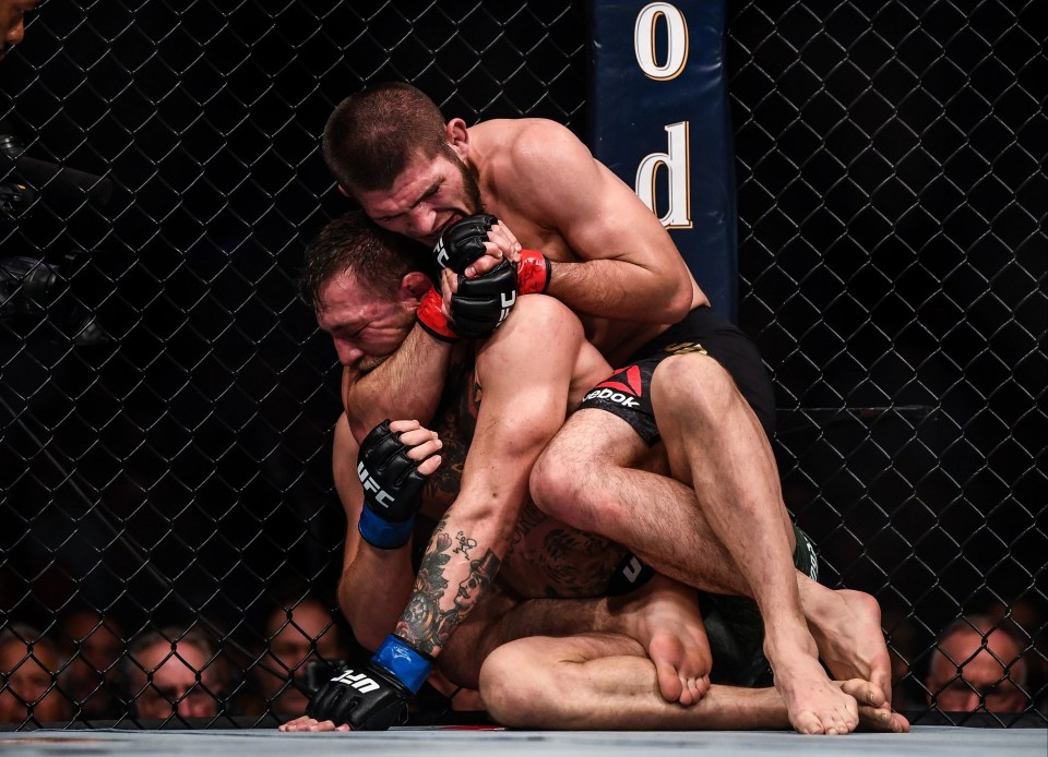 Khabib Nurmagomedov beat Conor McGregor in 2018