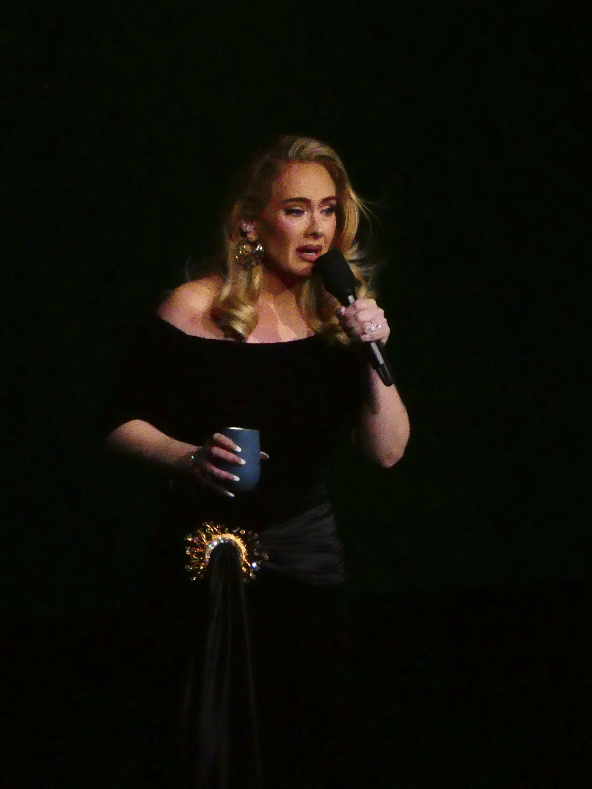 Adele broke down in tears as she opened her Las Vegas residency