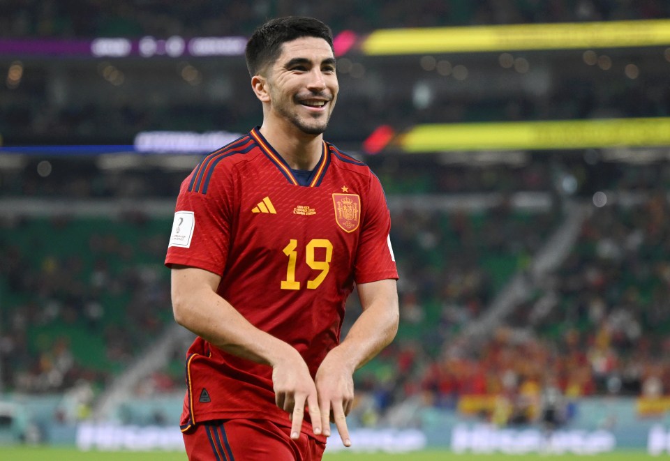 Carlos Soler came off the bench to grab Spain's sixth goal