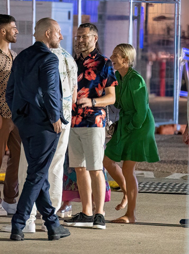 Zara and Mike were seen laughing with Owen Warner