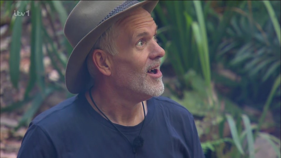 Chris Moyles left the jungle  on Thursday night