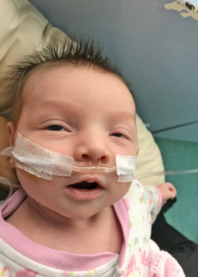 Christine's daughter Aria was 12 days old when she came down with RSV