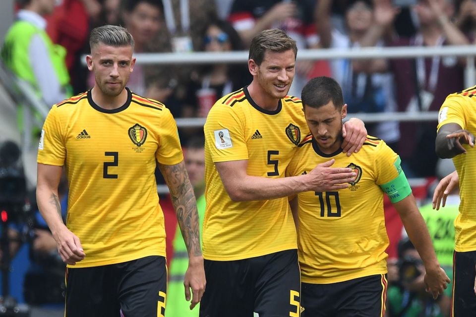 Alderweireld, left, and Vertonghen, centre, have both been included in the squad