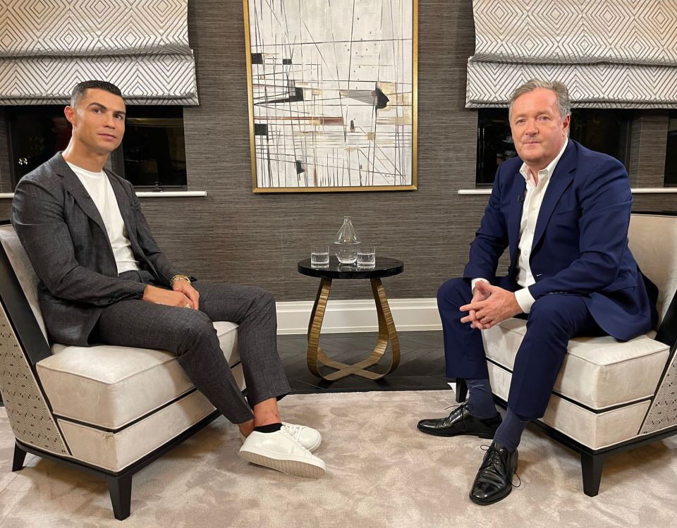 Cristiano Ronaldo spoke to The Sun's Piers Morgan