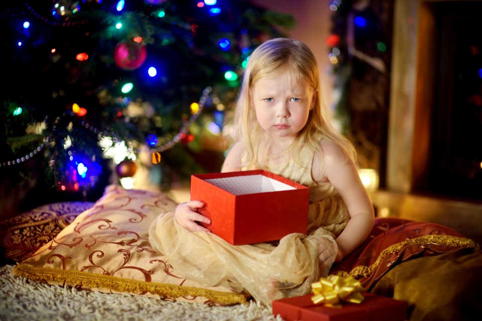 A parenting expert has revealed how parents can deal with ungrateful children this Christmas (stock image)