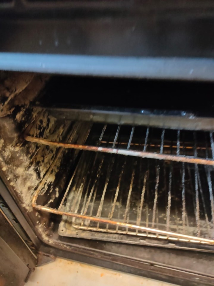 She claims her oven is so mouldy she has to cook in an air fryer