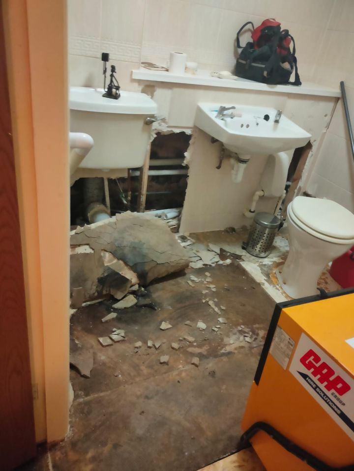 Rosie says mould and damp has spread throughout her home