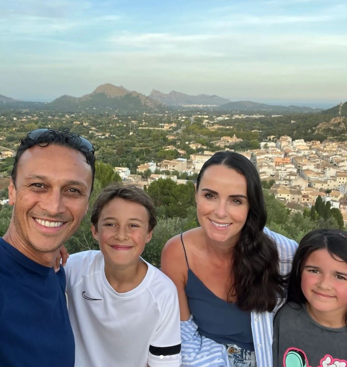 Emmerdale's Chris Bisson has shared his family holiday snaps with fans