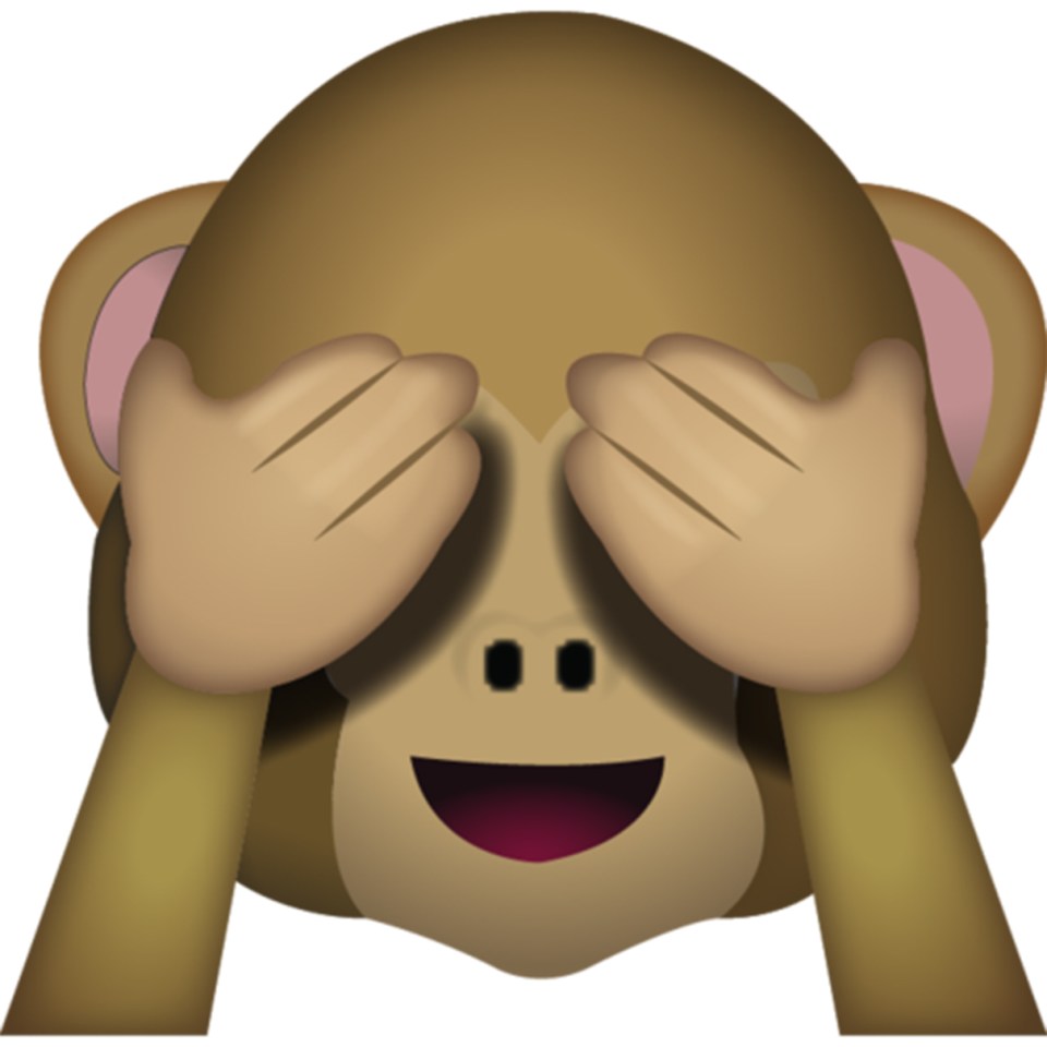 The see no evil monkey emoji is one of the most popular versions