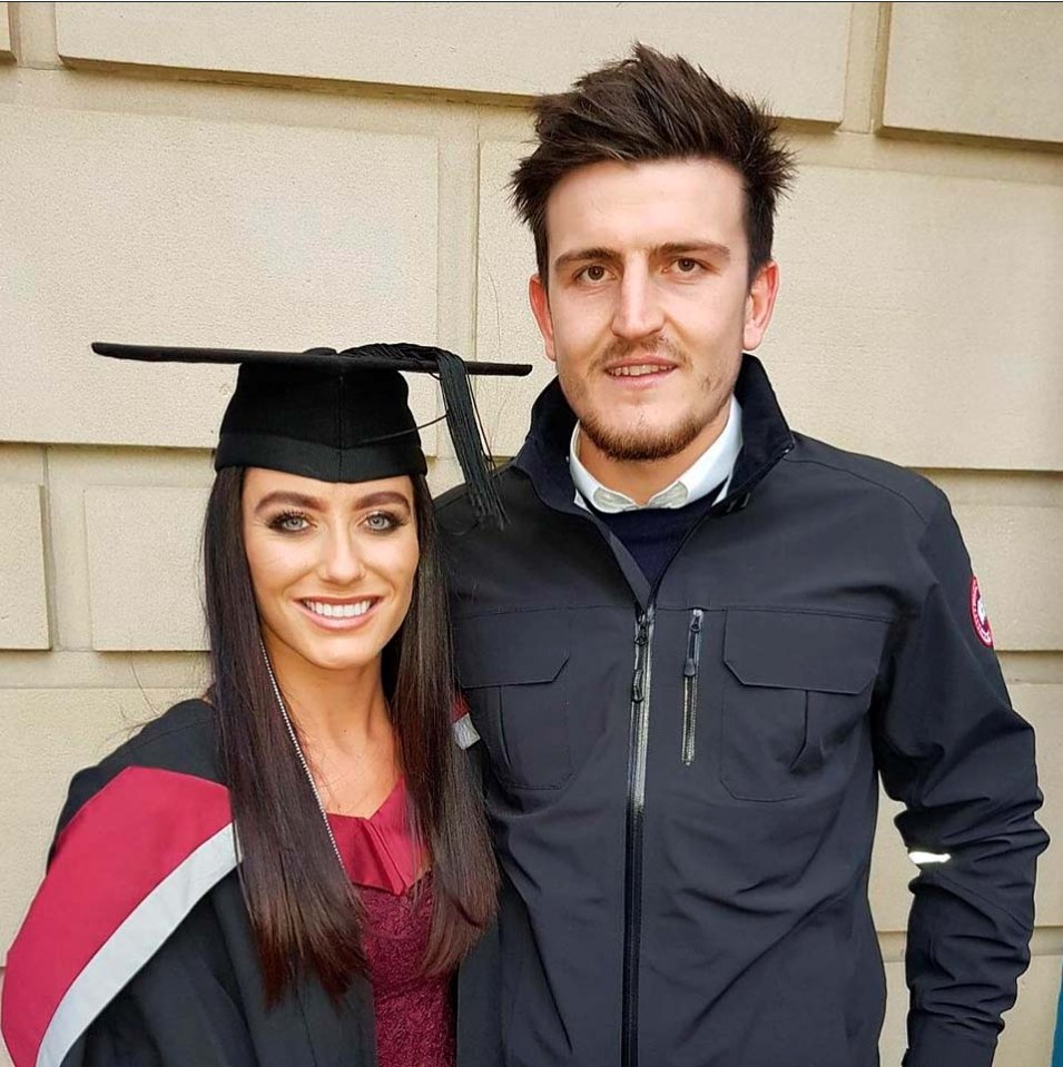 Harry Maguire's wife Fern became a physiotherapist after graduating in 2017