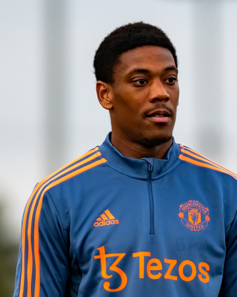 Anthony Martial was involved in a training ground dust-up this weekend