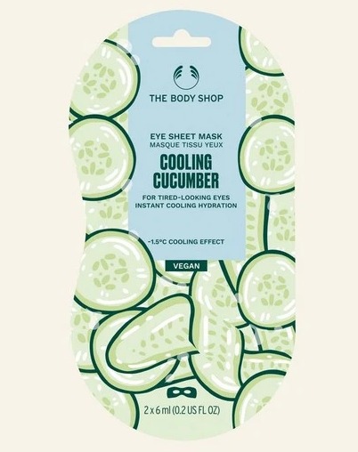 The Body Shop’s Cooling Cucumber eye sheet mask is £6