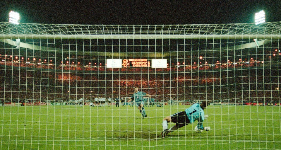 Gareth Southgate suffered his own spot-kick heartbreak in Euro '96