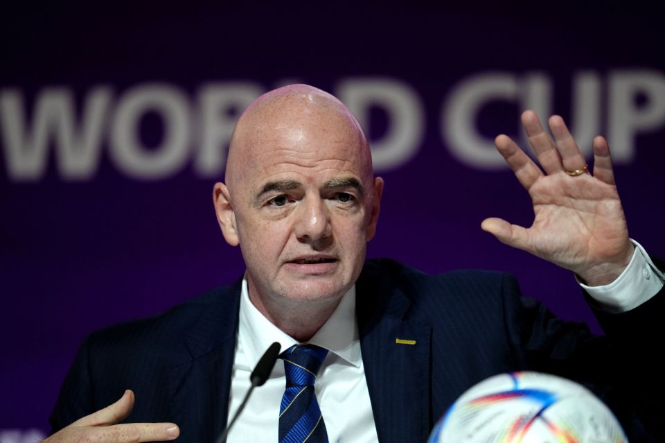 Fifa President launched a stunning tirade in defence of Qatar