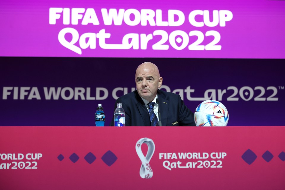 Infantino claimed 'I feel disabled' in his bizarre attack