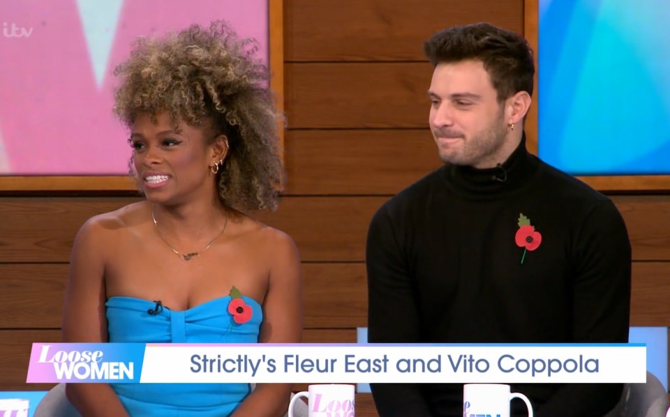 Fleur East and Vito Coppola on Loose Women