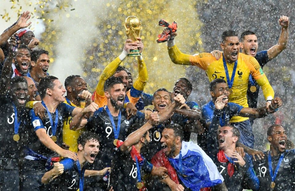 France beat Croatia 4-2 in the 2018 World Cup final to lift the trophy