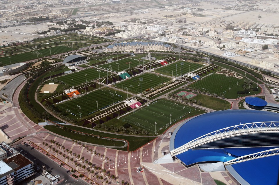 Qatar, Australia and Ghana are all training at the Aspire Academy